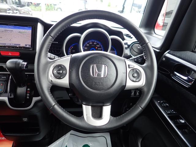 Ｎ－ＢＯＸ＋カスタム Ｇ・ターボＡパッケージ　フルエアロ　ＣＴＢＡ　Ｐスタート　Ｓキー２個　横滑り防止機能　ナビＴＶ　左右電動スライドドア　ＨＩＤライト　クルーズコントロール　オートライト　バックカメラ　キー連動自動開閉ドアミラー　ＥＴＣ付（16枚目）