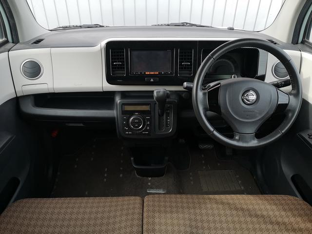 モコ Ｘ　後期モデル　エネチャージ　フルセグナビ　バックカメラ　オートエアコン　革巻ステアリング　純正アルミ　ウィンカーミラー（3枚目）