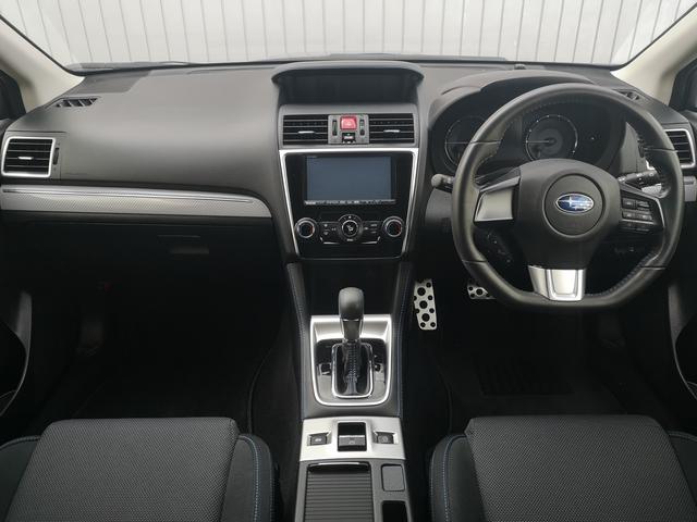 レヴォーグ １．６ＧＴ－Ｓアイサイト　４ＷＤ　ナビ　ＥＴＣ　ＬＥＤ　エアロスプラッシュ　パドルシフト　追従型クルーズコントロール　運転支援システム　前後踏み間違い防止　車線逸脱制御　フルセグ　ＤＶＤ再生　前席パワーシート　革巻ステアリング（3枚目）