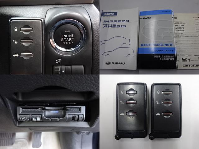 インプレッサアネシス ２．０ｉ－Ｓ　４ＷＤ　純正エアロフォルム　スマートキー　ＨＩＤ　ＥＴＣ　パワーシート　革コンビシート　革巻ステアリング　ナビ　フルセグ　Ｂｌｕｅｔｏｏｔｈ　ＤＶＤ再生　ウィンカーミラー（8枚目）