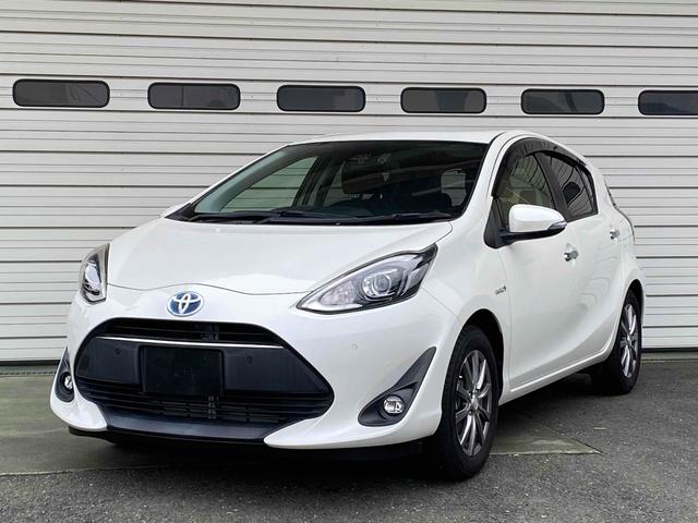 アクア Sスタイルブラック ドライブレコーダー ETC クリアランスソナー レーンアシスト 衝突被害軽減システム アルミホイール オートマチックハイビーム オートライト スマートキー アイドリングストップ 電動格納ミラー CVT(10枚目)