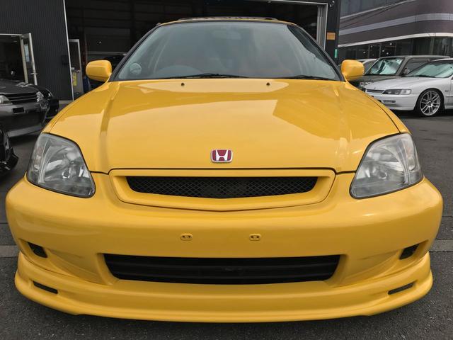 EK3改B16A載替サンルーフ純正色Defi3連メーター(5枚目)