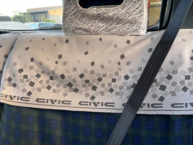 シビック SiR 5速載せ替え当社製作 当社にて整備後お渡し 修復歴無 ワンオーナー 当時物ホンダ純正シートカバー 純正ハーフシートカバー 前オーナー様記録簿有(40枚目)
