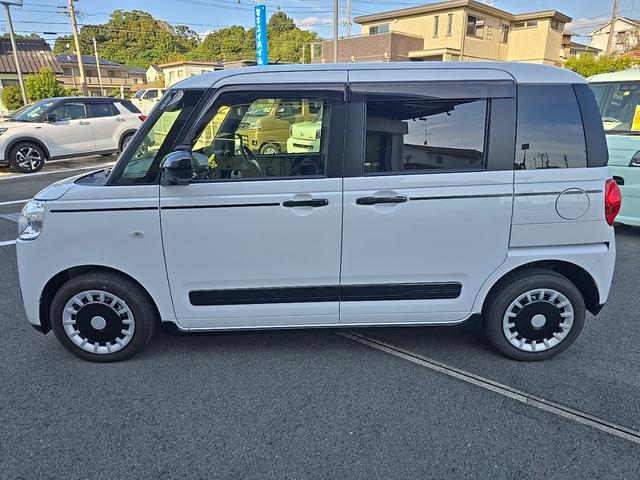 ムーヴキャンバス セオリーＧターボ　純正１０インチナビ　純正前後ドライブレコーダー　ターボ　クルーズコントロール　ＥＴＣ　パノラマモニター　シ－トヒ－タ－　両側パワースライドドア　ＬＥＤヘッドライト　キーフリー　スペアキー（5枚目）