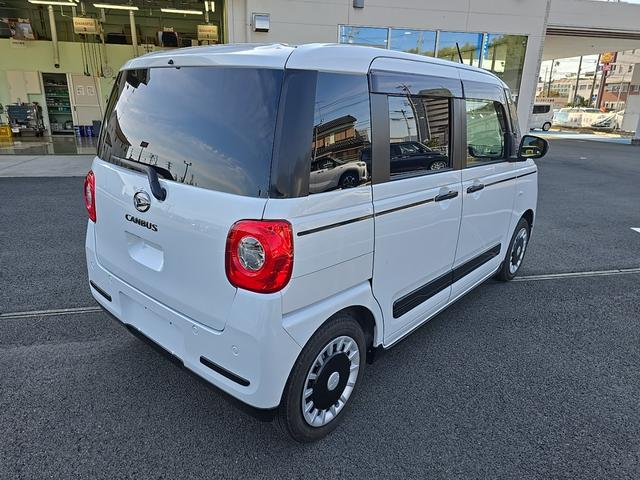 ムーヴキャンバス セオリーＧターボ　純正１０インチナビ　純正前後ドライブレコーダー　ターボ　クルーズコントロール　ＥＴＣ　パノラマモニター　シ－トヒ－タ－　両側パワースライドドア　ＬＥＤヘッドライト　キーフリー　スペアキー（8枚目）