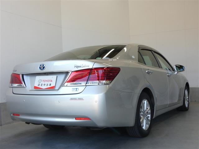 クラウンハイブリッド ロイヤルサルーン　点検記録簿　フルセグテレビ　Ｂカメラ　ＤＶＤ再生機能　盗難防止システム　スマキー　オートクルーズコントロール　電動パワーシート　ＥＳＣ　ＥＴＣ付き　アルミホイール　カーテンエアバッグ　エアコン　ＰＷ（26枚目）