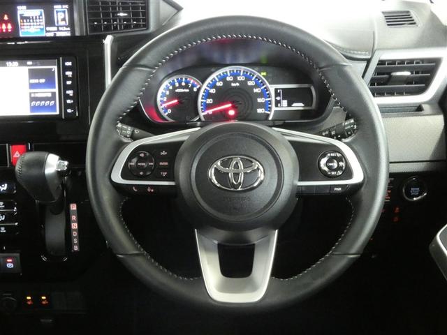 ルーミー カスタムG アイドリング 両側電動SD LEDヘット バックビューモニター 衝突回避ブレーキ 地デジ スマートキー メモリナビ クルーズコントロール 点検記録簿 DVD ETC ドライブレコーダー 1オーナー(5枚目)