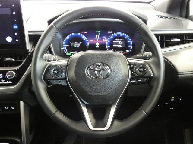 カローラクロス ハイブリッド　Ｚ　ＰＣＳ　フルセグテレビ　ＬＥＤヘッドライト　Ｂカメラ　ナビ・ＴＶ　インテリジェントキー　パワーシート　キーフリー　ドライブレコーダー　アルミホイール　ＥＴＣ　盗難防止　ミュージックプレイヤー接続可（5枚目）