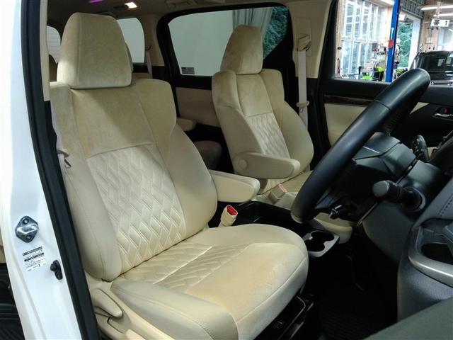 アルファード 2.5X ワンオーナー 安全装備 衝突被害軽減システム 横滑り防止機能 ABS エアバッグ オートクルーズコントロール 盗難防止装置 TV バックカメラ 後席モニター ETC ドラレコ CD スマートキー(10枚目)