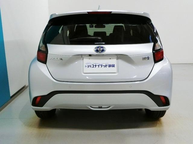 アクア G ハイブリッド ワンオーナー 展示・試乗車 安全装備 衝突被害軽減システム 横滑り防止機能 ABS エアバッグ オートクルーズコントロール 盗難防止装置 バックカメラ ETC ドラレコ スマートキー(5枚目)