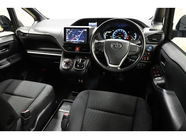 ヴォクシー ハイブリッドＶ　ハイブリッド　両側電動スライド　オートクルーズコントロール　ＬＥＤヘッドランプ　メモリーナビ　後席モニター　バックカメラ　ＥＴＣ　フルセグ　ＤＶＤ再生　ＣＤ　アルミホイール　スマートキー　キーレス（4枚目）