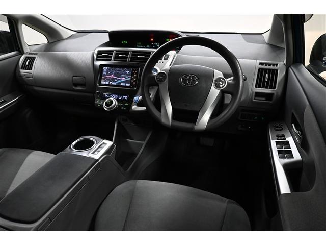 プリウスα Ｓ　ハイブリッド　メモリーナビ　バックカメラ　ＥＴＣ　ワンセグ　ＣＤ　アルミホイール　スマートキー　キーレス　オートマ（4枚目）