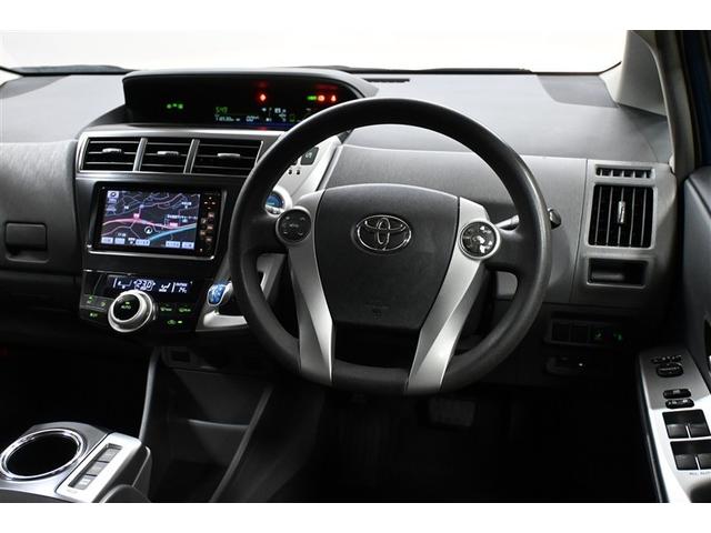 プリウスα Ｓ　ハイブリッド　メモリーナビ　バックカメラ　ＥＴＣ　ワンセグ　ＣＤ　アルミホイール　スマートキー　キーレス　オートマ（5枚目）