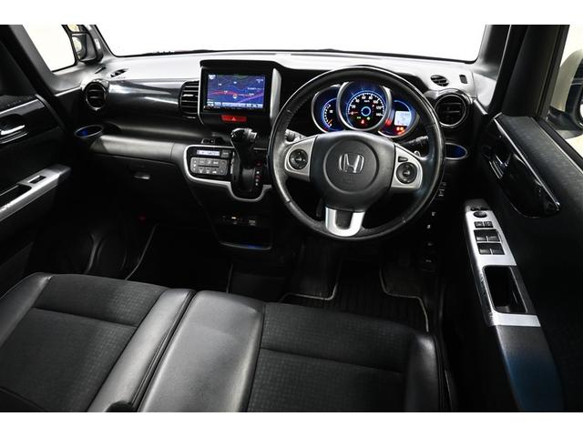 Ｎ－ＢＯＸカスタム Ｇ・ターボＬパッケージ　両側電動スライド　オートクルーズコントロール　ＨＩＤヘッドライト　メモリーナビ　バックカメラ　ＥＴＣ　ドラレコ　フルセグ　ミュージックプレイヤー接続可　ＤＶＤ再生　ＣＤ　アルミホイール　スマートキー（4枚目）