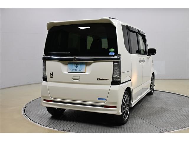 Ｎ－ＢＯＸカスタム Ｇ・ターボＬパッケージ　両側電動スライド　オートクルーズコントロール　ＨＩＤヘッドライト　メモリーナビ　バックカメラ　ＥＴＣ　ドラレコ　フルセグ　ミュージックプレイヤー接続可　ＤＶＤ再生　ＣＤ　アルミホイール　スマートキー（36枚目）