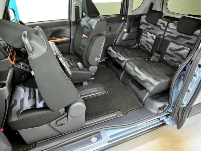 タント ファンクロス　安全装備　衝突被害軽減システム　横滑り防止機能　ＡＢＳ　エアバッグ　盗難防止装置　アイドリングストップ　バックカメラ　ミュージックプレイヤー接続可　スマートキー　キーレス　フル装備　両側電動スライド（14枚目）