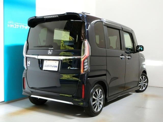 Ｎ－ＢＯＸカスタム Ｌ　ワンオーナー　安全装備　衝突被害軽減システム　横滑り防止機能　ＡＢＳ　エアバッグ　オートクルーズコントロール　盗難防止装置　アイドリングストップ　バックカメラ　ＥＴＣ　ドラレコ　ＣＤ　スマートキー（2枚目）