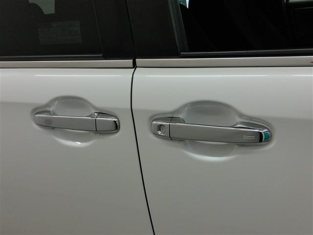 アウトサイドドアハンドルはメッキ加飾です。