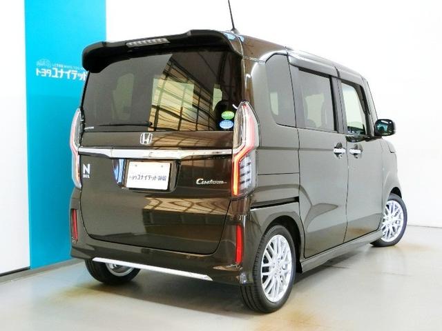 Ｎ－ＢＯＸカスタム Ｌターボ　ワンオーナー　安全装備　衝突被害軽減システム　横滑り防止機能　ＡＢＳ　エアバッグ　オートクルーズコントロール　盗難防止装置　アイドリングストップ　バックカメラ　ＥＴＣ　ドラレコ　ＣＤ　スマートキー（2枚目）