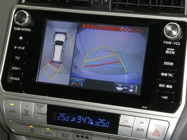 ランドクルーザープラド ＴＸ　Ｌパッケージ　革シート　サンルーフ　４ＷＤ　フルセグ　メモリーナビ　ＤＶＤ再生　ミュージックプレイヤー接続可　バックカメラ　衝突被害軽減システム　ＥＴＣ　ドラレコ　ＬＥＤヘッドランプ　乗車定員７人　３列シート（10枚目）
