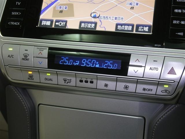 ランドクルーザープラド ＴＸ　Ｌパッケージ　革シート　サンルーフ　４ＷＤ　フルセグ　メモリーナビ　ＤＶＤ再生　ミュージックプレイヤー接続可　バックカメラ　衝突被害軽減システム　ＥＴＣ　ドラレコ　ＬＥＤヘッドランプ　乗車定員７人　３列シート（11枚目）