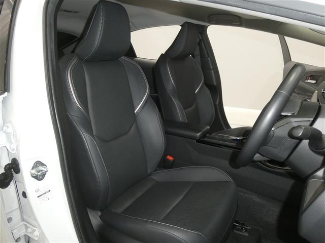 プリウス Z ボディコーティング施工済 セーフティセンス LEDヘッドライト リアスポイラー ETC バックモニター スマートキー 純正アルミホイール ディスプレイオーディオ フルセグTV 合成皮革シート(17枚目)