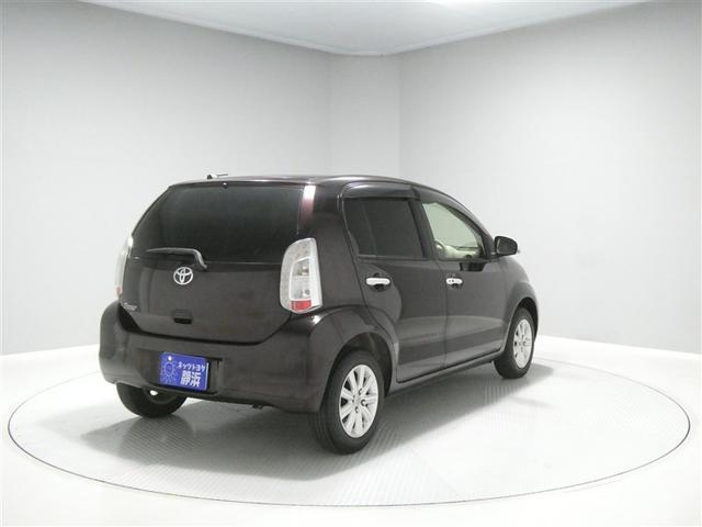 パッソ プラスハナ　フルセグメモリーナビ　ＣＤ／ＤＶＤ再生付き　ＨＩＤヘッドライト　バックモニター　純正アルミホイール　ＥＴＣ　スマートキー　シート素材モケット　ベンチシート　オートエアコン　イモビライザー（3枚目）