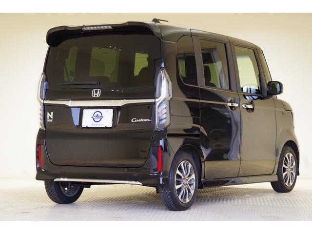 Ｎ－ＢＯＸカスタム Ｌ　衝突被害軽減ブレーキ　リアパーキングセンサー　ＬＥＤヘッドライト　１４インチアルミ　パワースライドドア　電動パーキングブレーキ　シートヒーター　スマートキー　メモリーナビ　フルセグＴＶ　バックカメラ（9枚目）