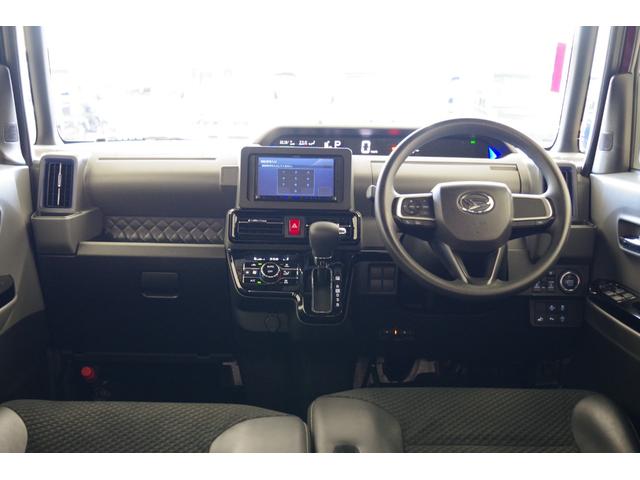 タント カスタムＸ　衝突被害軽減ブレーキ　コーナーセンサー　ＬＥＤヘッドライト　１４インチアルミ　両側パワースライドドア　スマートキー　ＴＶ　バックカメラ　ＥＴＣ　２トーンカラー（4枚目）