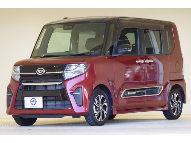 タント カスタムＸ　衝突被害軽減ブレーキ　コーナーセンサー　ＬＥＤヘッドライト　１４インチアルミ　両側パワースライドドア　スマートキー　ＴＶ　バックカメラ　ＥＴＣ　２トーンカラー（22枚目）