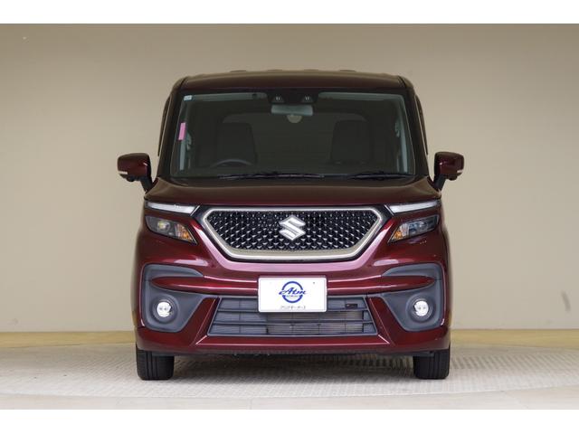 ソリオバンディット ハイブリッドＭＶ　衝突被害軽減ブレーキ　後退時ブレーキサポート　ＬＥＤヘッドライト　１５インチアルミ　両側パワースライドドア　シートヒーター　ヘッドＵＰディスプレイ　９型ワイドナビ　フルセグＴＶ　全方位カメラ　ＥＴＣ（28枚目）