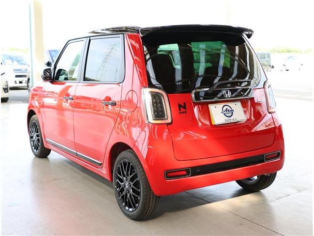 N-ONE RS 人気の2トーンカラー ホンダセンシング リヤパーキングセンサー LEDヘッドライト 15インチアルミ コンビシート シートヒーター スマートキー ナビ装着用バックカメラ+ステアリングスイッチ(25枚目)