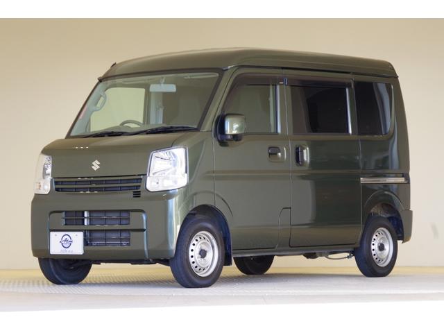 エブリイ ＰＣ　５速マニュアル　電動格納式リモコンドアミラー　キーレス　ファブリックシート　プライバシーガラス　オーバーヘッドシェルフ　シートカバー（18枚目）