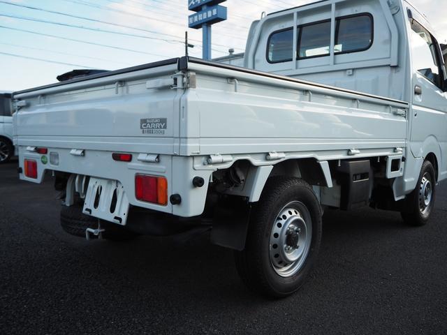 キャリイトラック ＫＣエアコン・パワステ　２ＷＤ　５ＭＴ　ドアバイザー　フロアマット　荷台マット　アッパーメンバーガード　アングルポストプロテクター　走行１．３万ｋｍ　タイヤ４本新品交換　車検整備付　保証付き　グー故障診断済（26枚目）