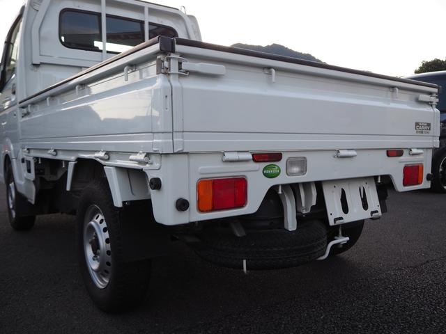 キャリイトラック ＫＣエアコン・パワステ　２ＷＤ　５ＭＴ　ドアバイザー　フロアマット　荷台マット　アッパーメンバーガード　アングルポストプロテクター　走行１．３万ｋｍ　タイヤ４本新品交換　車検整備付　保証付き　グー故障診断済（31枚目）