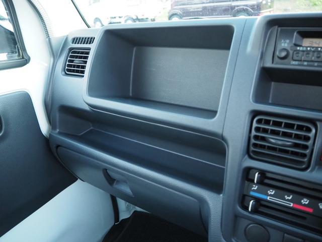 キャリイトラック ＫＣエアコン・パワステ　２ＷＤ　５ＭＴ　ドアバイザー　フロアマット　荷台マット　アッパーメンバーガード　アングルポストプロテクター　走行１．３万ｋｍ　タイヤ４本新品交換　車検整備付　保証付き　グー故障診断済（46枚目）