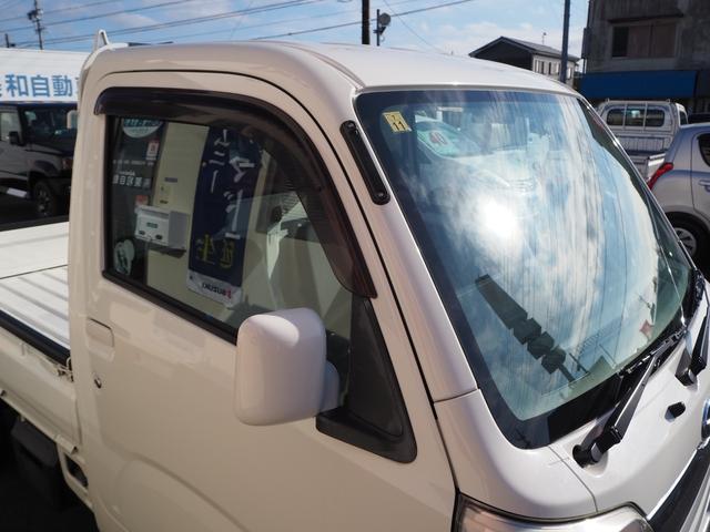 サンバートラック TC 2WD 5MT エアコン パワステ キーレス パワーウィンドウ 荷台作業灯 リヤゲートチェーン ゲートプロテクター CDプレーヤー フロントメッキグリル 車検整備付 修復歴なし 保証付き ワンオーナー(35枚目)