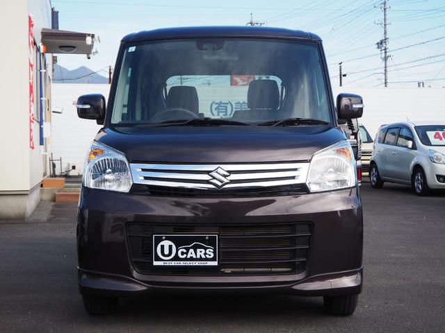 スペーシア Ｘリミテッド　レーダーブレーキサポート　プッシュスタート　ＨＩＤ　オートライト　両側電動スライドドア　社外ナビ　ワンセグＴＶ　ＤＶＤ　修復歴なし　保証付き　走行距離４．９万ｋｍ　タイヤ４本新品交換（3枚目）