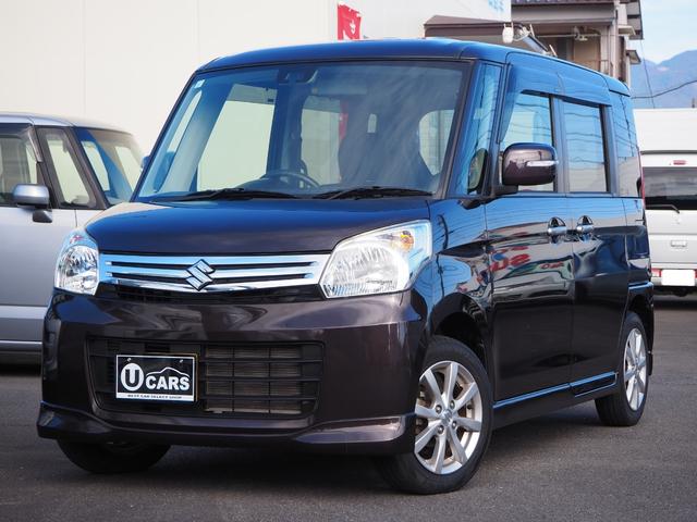 スペーシア Ｘリミテッド　レーダーブレーキサポート　プッシュスタート　ＨＩＤ　オートライト　両側電動スライドドア　社外ナビ　ワンセグＴＶ　ＤＶＤ　修復歴なし　保証付き　走行距離４．９万ｋｍ　タイヤ４本新品交換（11枚目）