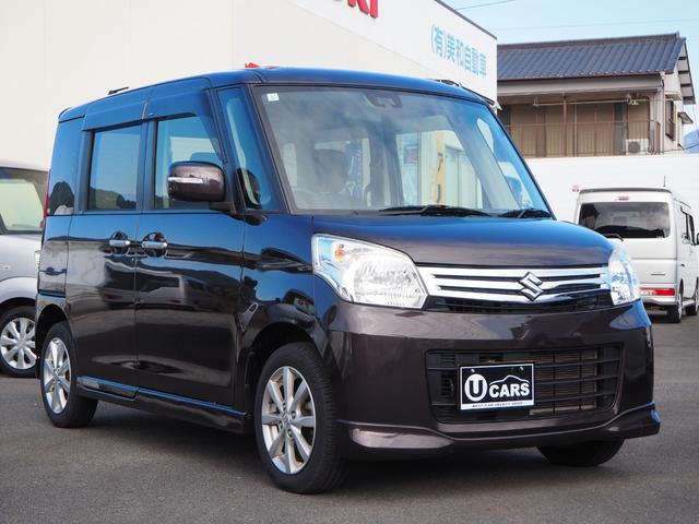 スペーシア Ｘリミテッド　レーダーブレーキサポート　プッシュスタート　ＨＩＤ　オートライト　両側電動スライドドア　社外ナビ　ワンセグＴＶ　ＤＶＤ　修復歴なし　保証付き　走行距離４．９万ｋｍ　タイヤ４本新品交換（13枚目）