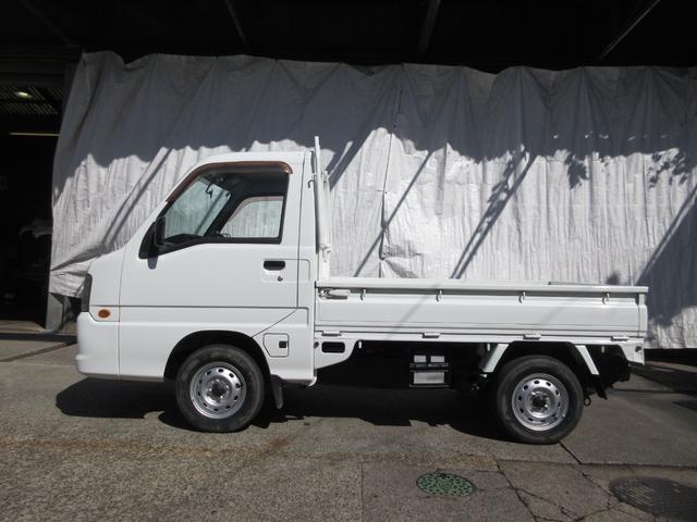 サンバートラック ＴＢ　４ＷＤ　５速ＭＴ　エアコン付き　パワステ無し（5枚目）
