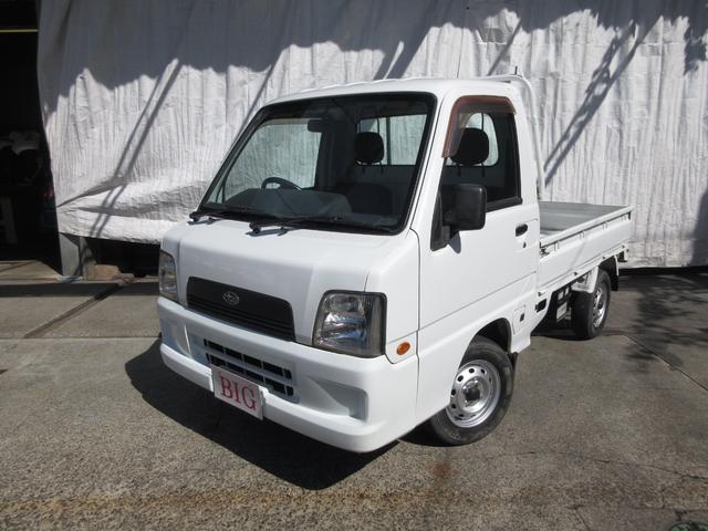 サンバートラック ＴＢ　４ＷＤ　５速ＭＴ　エアコン付き　パワステ無し（7枚目）