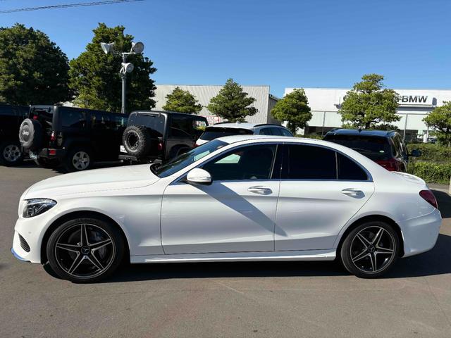 Cクラス C180アバンギャルド AMGライン 18インチAW 黒革シート ナビ TV ETC Bカメラ ドラレコ BT アダプティブクルーズ ブラインドスポットモニター パワーシート パワーバックドア F/Rコーナーセンサー(4枚目)