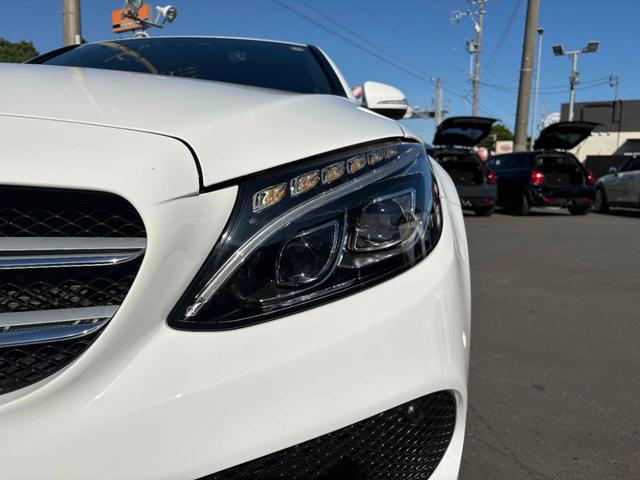 Cクラス C180アバンギャルド AMGライン 18インチAW 黒革シート ナビ TV ETC Bカメラ ドラレコ BT アダプティブクルーズ ブラインドスポットモニター パワーシート パワーバックドア F/Rコーナーセンサー(13枚目)