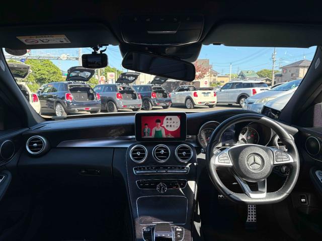 Cクラス C180アバンギャルド AMGライン 18インチAW 黒革シート ナビ TV ETC Bカメラ ドラレコ BT アダプティブクルーズ ブラインドスポットモニター パワーシート パワーバックドア F/Rコーナーセンサー(21枚目)