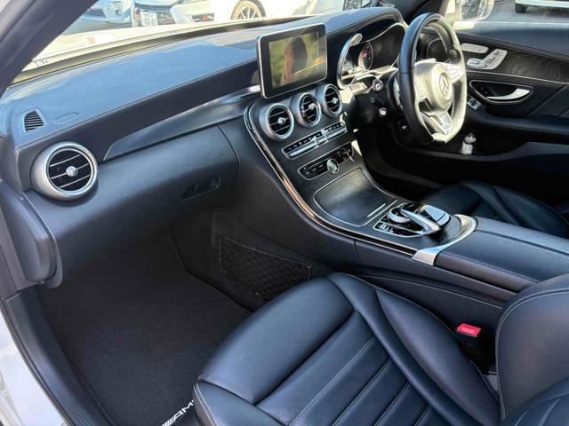 Cクラス C180アバンギャルド AMGライン 18インチAW 黒革シート ナビ TV ETC Bカメラ ドラレコ BT アダプティブクルーズ ブラインドスポットモニター パワーシート パワーバックドア F/Rコーナーセンサー(26枚目)