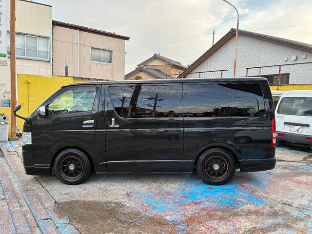 ハイエースバン ロングスーパーGL キーレス 純正ナビ TV バックカメラ ETC AC100V 両側スライドドア 社外15インチAW(4枚目)