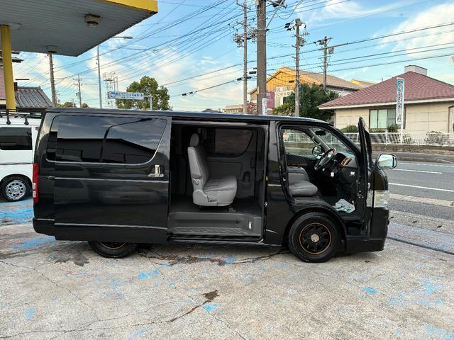 ハイエースバン ロングスーパーGL キーレス 純正ナビ TV バックカメラ ETC AC100V 両側スライドドア 社外15インチAW(11枚目)