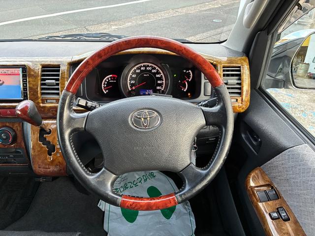 ハイエースバン ロングスーパーGL キーレス 純正ナビ TV バックカメラ ETC AC100V 両側スライドドア 社外15インチAW(21枚目)