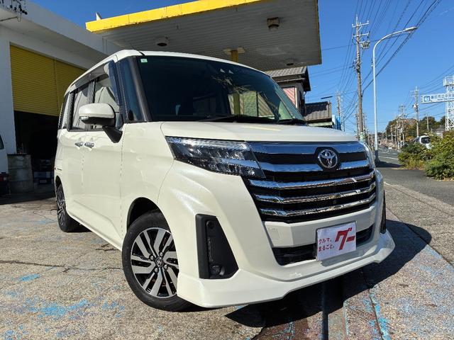 ルーミー カスタムＧ　スマートキー　プッシュスタート　純正ナビ　ＴＶ　バックカメラ　アラウンドビューモニター　ステアリングスイッチ　クルコン　ドラレコ　両側パワースライドドア　スマートアシスト　純正１４インチＡＷ（2枚目）